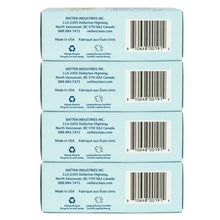 Stain remover stick boxes back with barcode and ingredient information