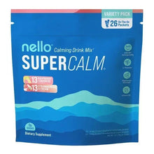Calming drink mix pouch with multiple flavors and 26 on-the-go packets