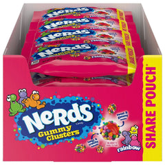 Nerds Gummy Clusters Candy, Share Size, 3 oz., 12 pk. - USA MEGA SHOP