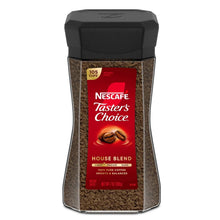 NESCAFÉ Taster's Choice House Blend instant coffee jar with red label