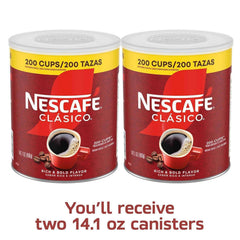 Nescafé Clasico Dark Roast Instant Coffee, 14.1 oz., 2 pk.