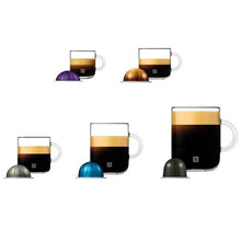 Nespresso Vertuo Pop+ starter set with assorted colored capsules and cups