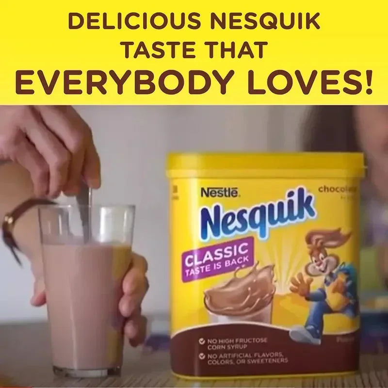 Nesquik Chocolate Flavored Powder Drink Mix, 44.974 oz.