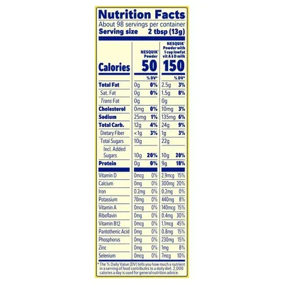 Nestle, Nesquik Chocolate Drink Mix, 2.81 lbs