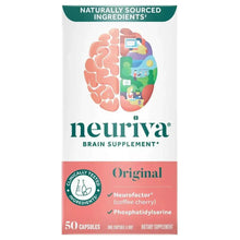 Neuriva brain supplement label, Original, 50 capsules
