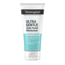 Neutrogena Ultra Gentle daily facial moisturizer tube, 3.4 fl oz, fragrance-free.