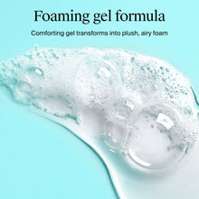 Foaming gel cleanser foam texture