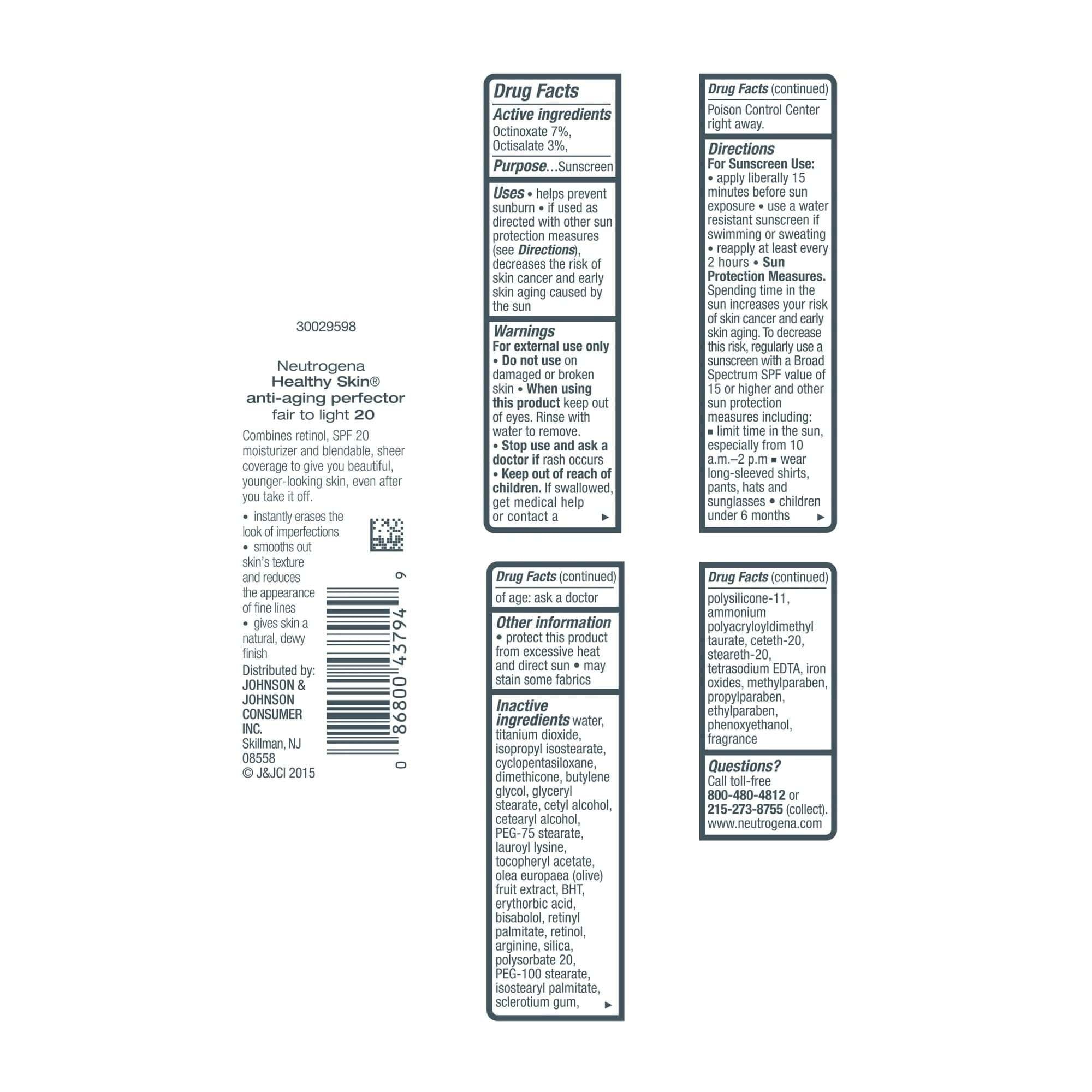 Neutrogena Healthy Skin Anti-Aging Moisturizer, 1 fl. oz