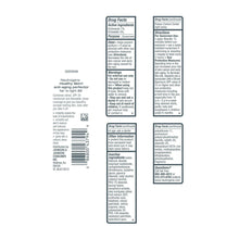 Moisturizer carton back with detailed Drug Facts label panels