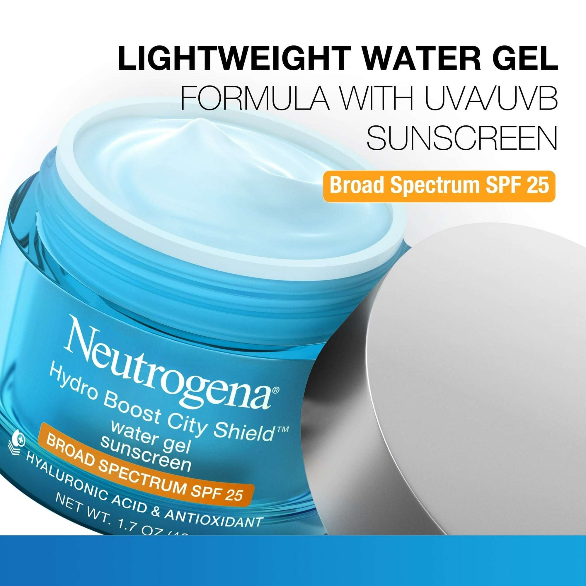Neutrogena Hydro Boost City Shield Hydrating Water Gel, SPF 25, 1.7 oz