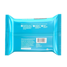 Neutrogena Hydro Boost cleansing wipes back panel with ingredients and barcode