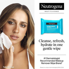 Neutrogena HydroBoost Makeup Remover Face Wipes & Cleansing Towelettes, 25 Count, 2 Pack
