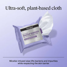 Neutrogena makeup remover wipe packet with ultra-soft plant-based cloth