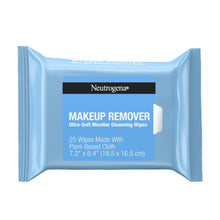 Neutrogena makeup remover wipes pack, ultra-soft micellar cleansing wipes, 25 count