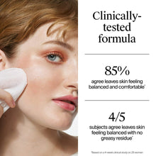Clinically tested formula infographic for makeup remover cleansing wipes