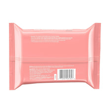 Neutrogena oil-free facial cleansing wipes back panel with barcode