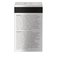 Neutrogena Rapid Wrinkle Repair Retinol cream box back with ingredient list