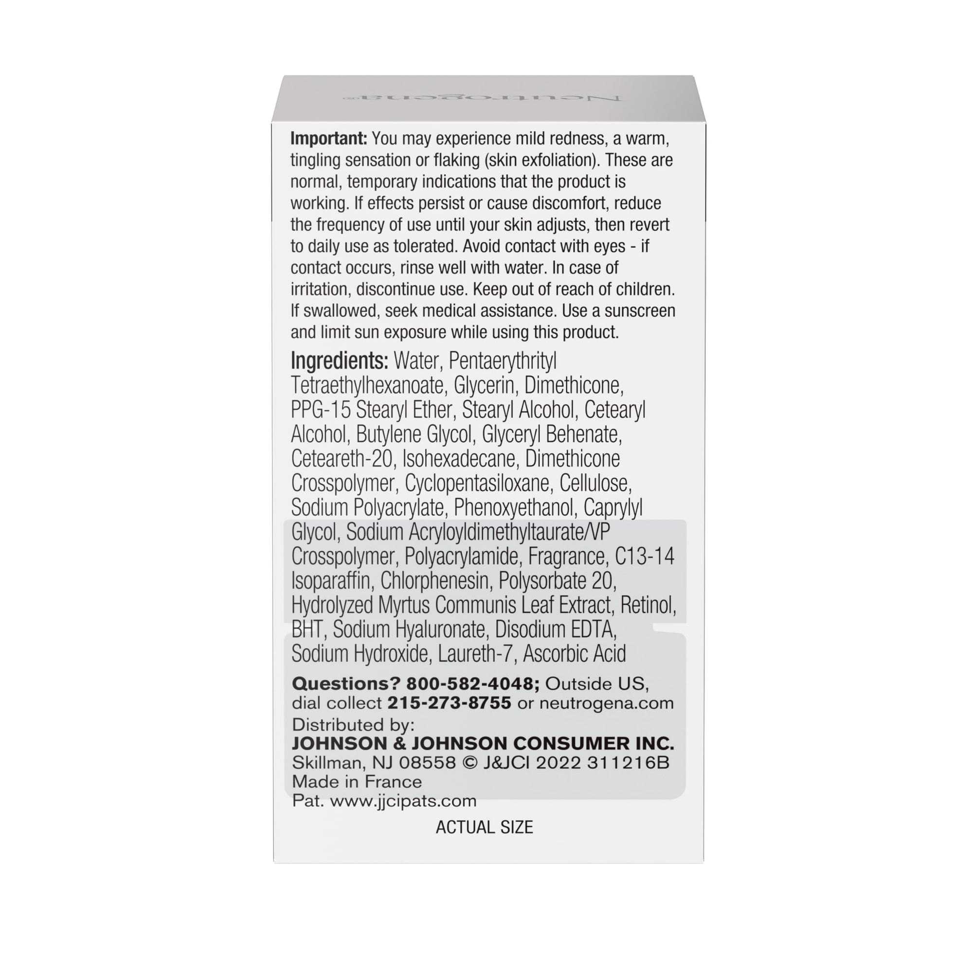 Neutrogena Rapid Wrinkle Repair Retinol Cream, Anti Aging Night Cream & Face Lotion, 0.5 oz