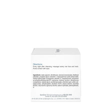 Back of night cream box with ingredient list and directions