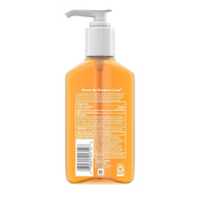 Oil-Free AcneWash cleanser bottle, back label side facing up.