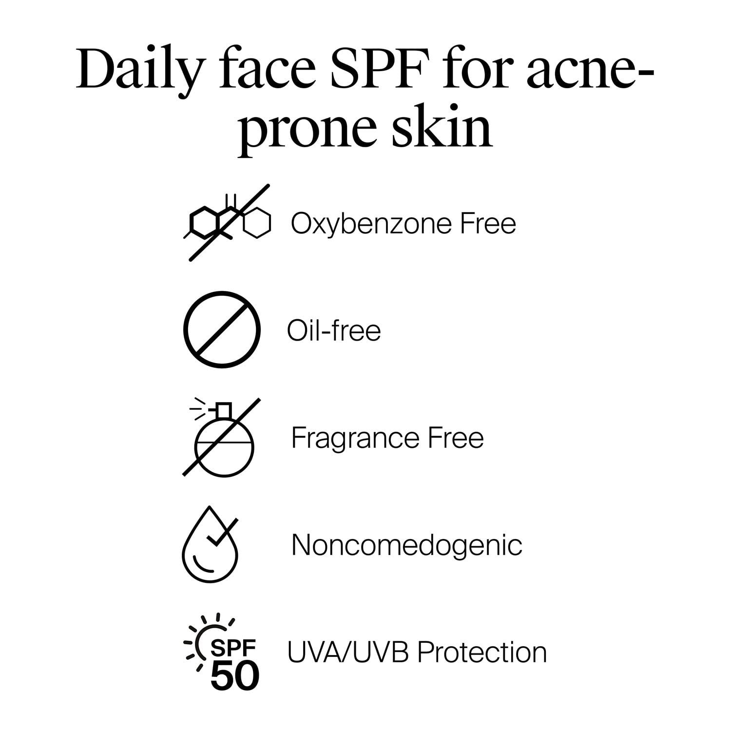 Neutrogena Clear Face Sunscreen Lotion, SPF 50, 2 pk.