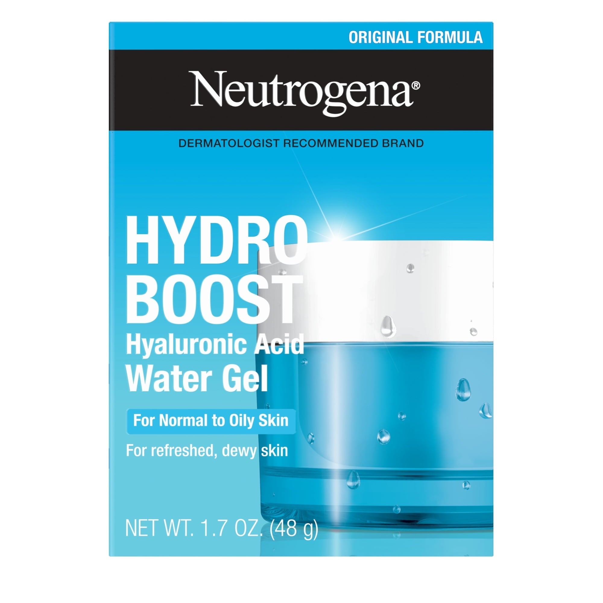 Neutrogena Hydro Boost Trifecta: Water Gel Facial Moisturizer, Gel Cleanser, & Makeup Remover Wipes, Set