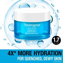 Neutrogena Hydro Boost water gel facial moisturizer jar with white lid