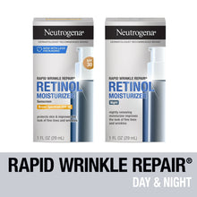 Neutrogena Rapid Wrinkle Repair Retinol moisturizer set, SPF 30 day and night