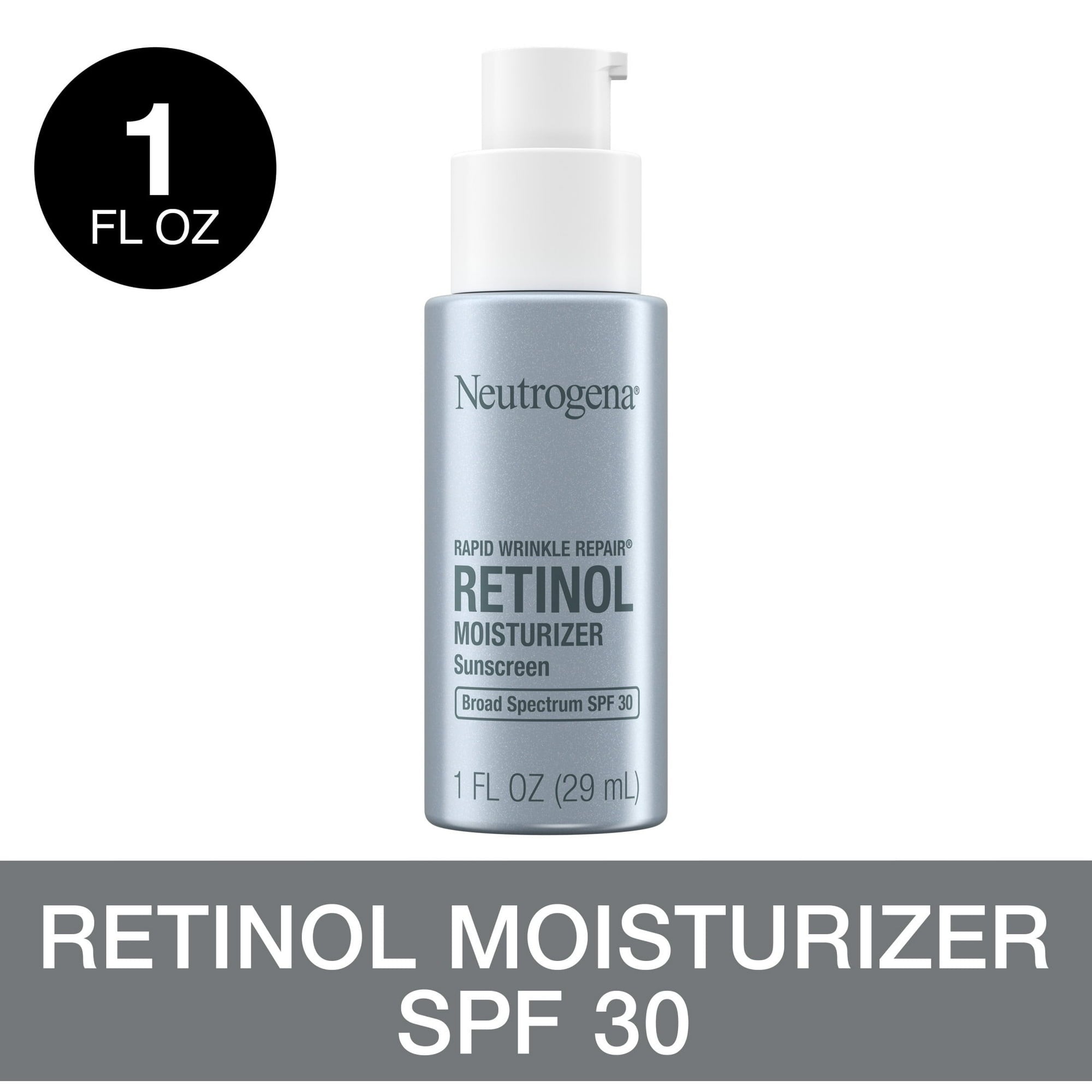 Neutrogena Rapid Repair SPF 30 + Retinol Facial Moisurizer Set, 1 oz