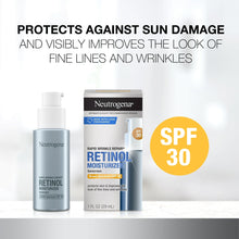 Neutrogena Rapid Wrinkle Repair Retinol moisturizer sunscreen SPF 30 bottle and box