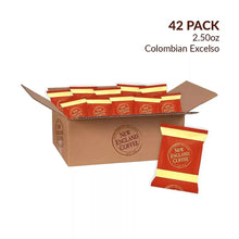 Ground coffee 42-pack carton with individual Colombian Excelso packets