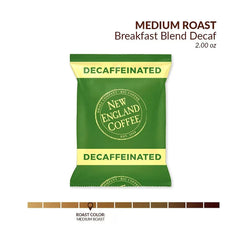 New England Coffee Decaffeinated Blend Ground Coffee Individual Packs, 42 pk./2 oz.