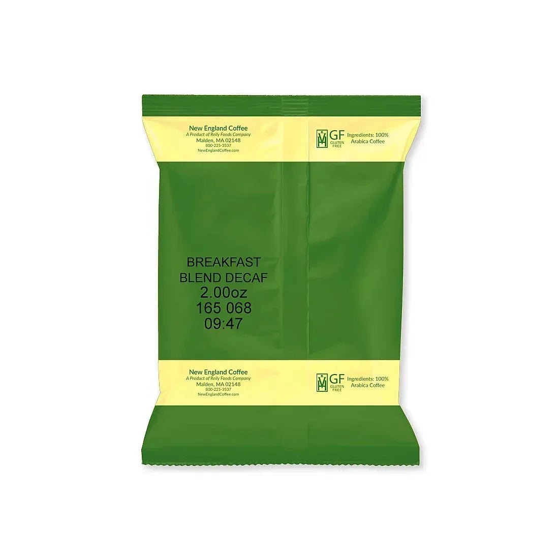 New England Coffee Decaffeinated Blend Ground Coffee Individual Packs, 42 pk./2 oz.