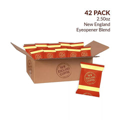 New England Coffee Eye Opener Ground Coffee Individual Packs, 42 pk./2.5 oz.