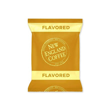 Hazelnut creme flavored ground coffee pack with New England Coffee logo