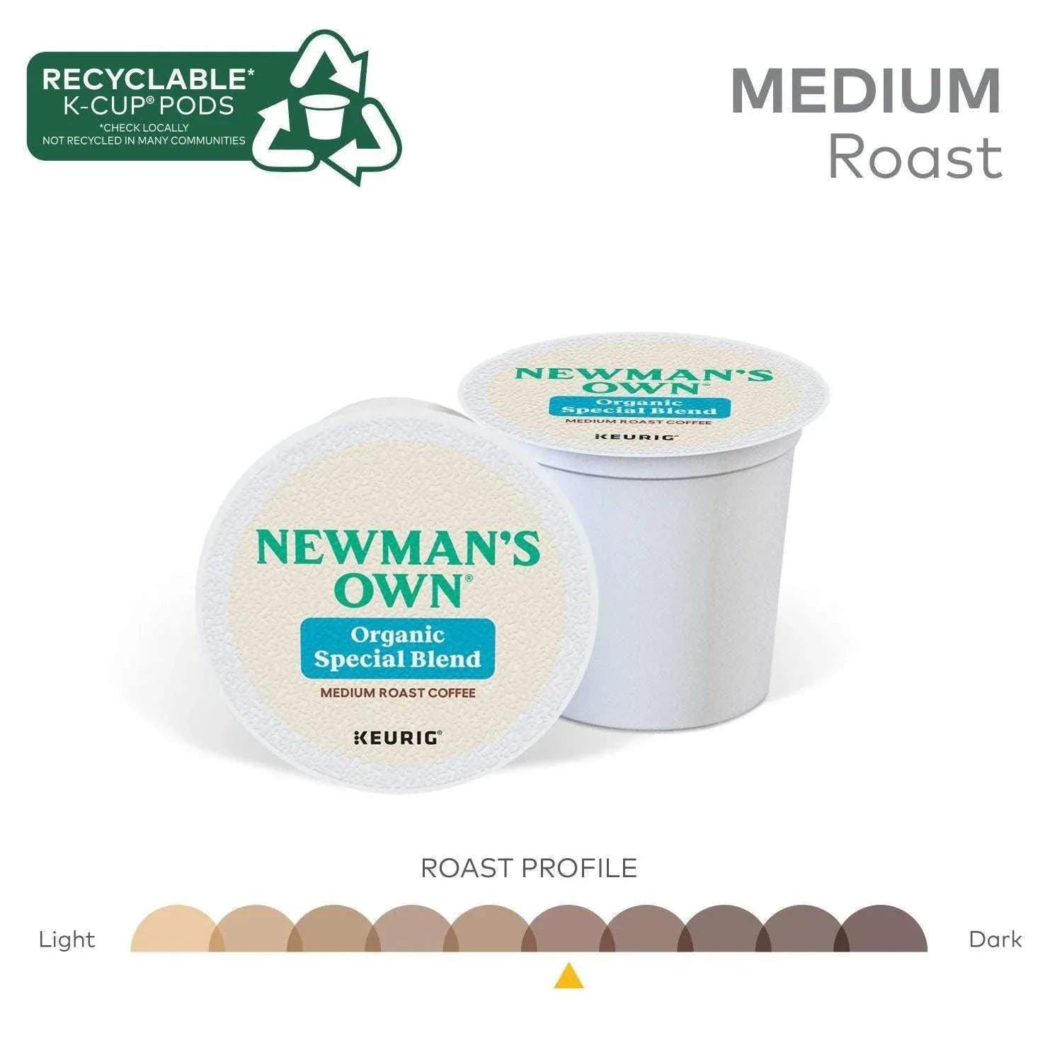 Newman's Own Organics Medium Roast K-Cup, Special Blend, 80 ct. - USA MEGA SHOP