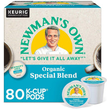 Organic Special Blend medium roast K-Cup pod box, 80-count with coffee cup