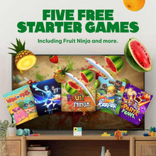 Kids starter games set with colorful play packs in a box display