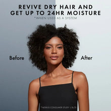 Hair before-and-after comparison for Nexxus Therappe Ultimate Moisturizing Shampoo