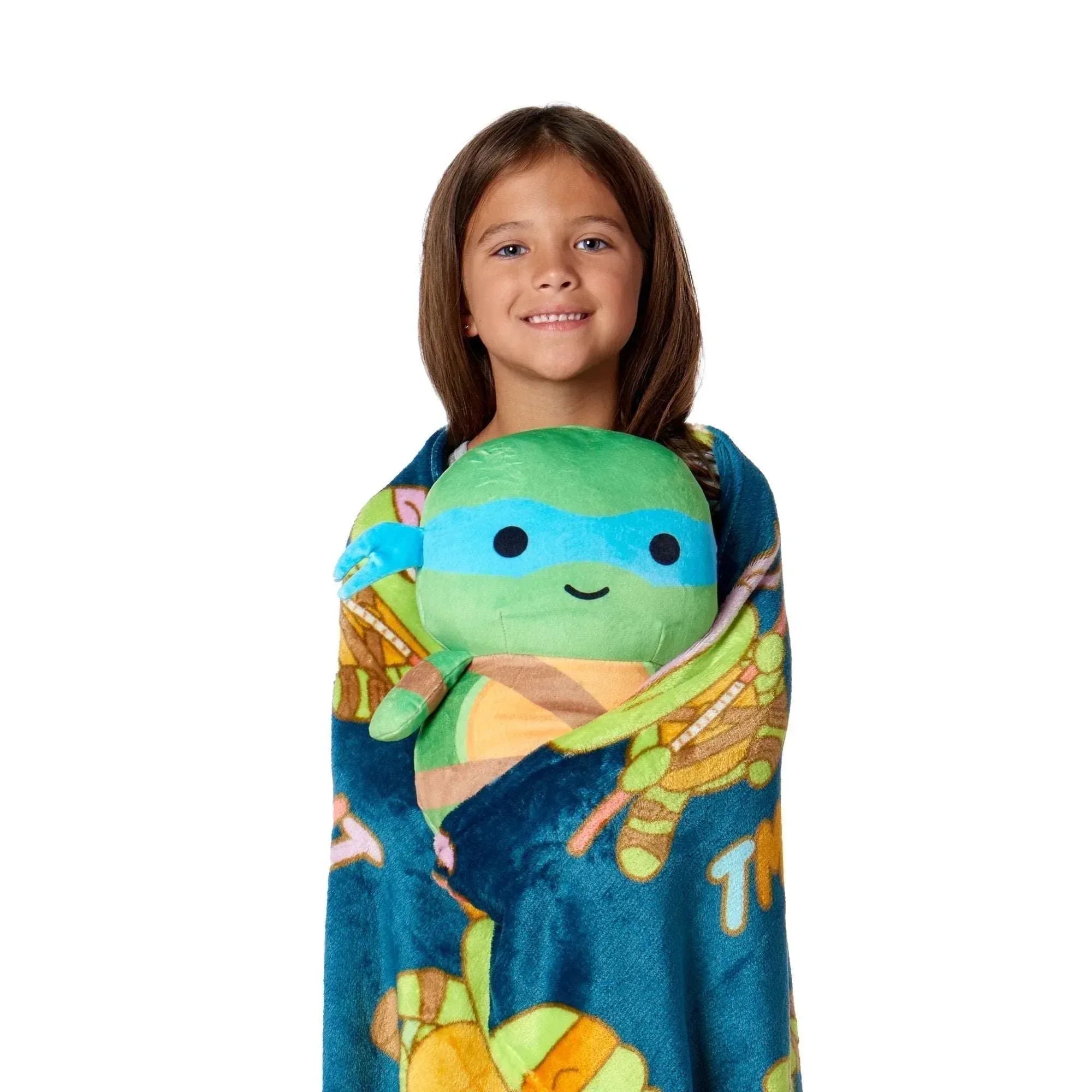 Pokemon Pikachu Cute Silk Touch Throw Blanket and Plush Character Hugger Set