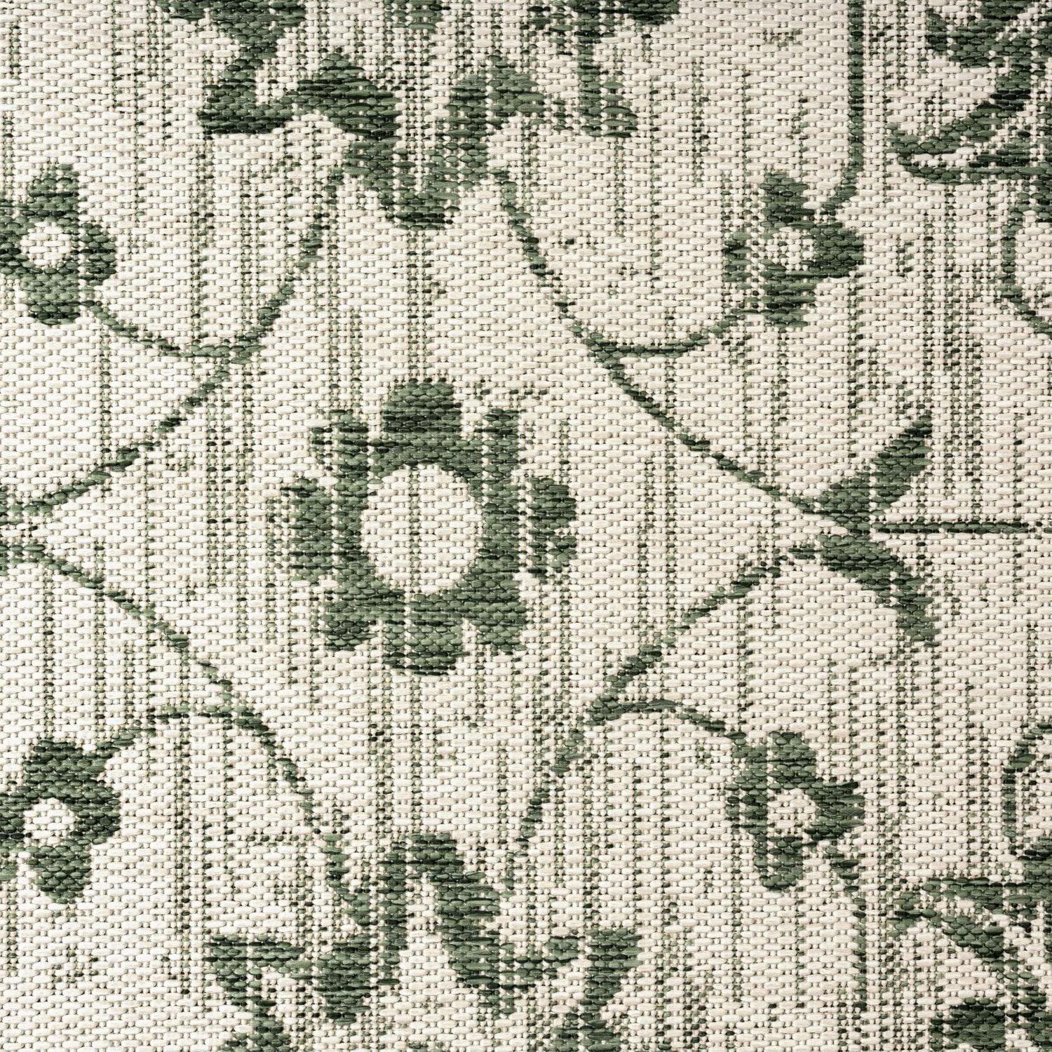 Nicole Miller New York Patio Country Ayala Botanical Floral Indoor/Outdoor Area Rug