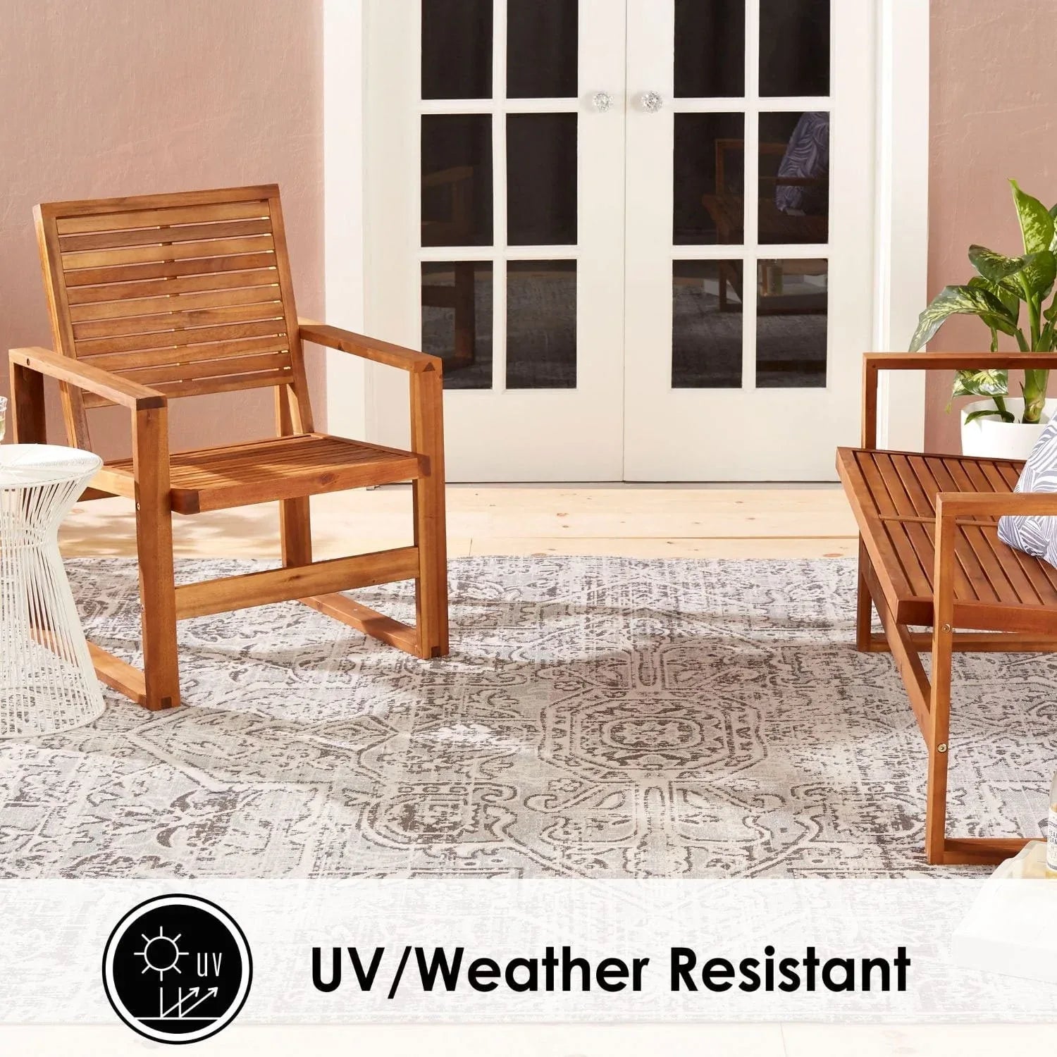 Nicole Miller New York Patio Sofia Fleur Area Rug