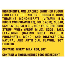Ingredient panel for Nilla wafers with flour, sugar, eggs, and soy