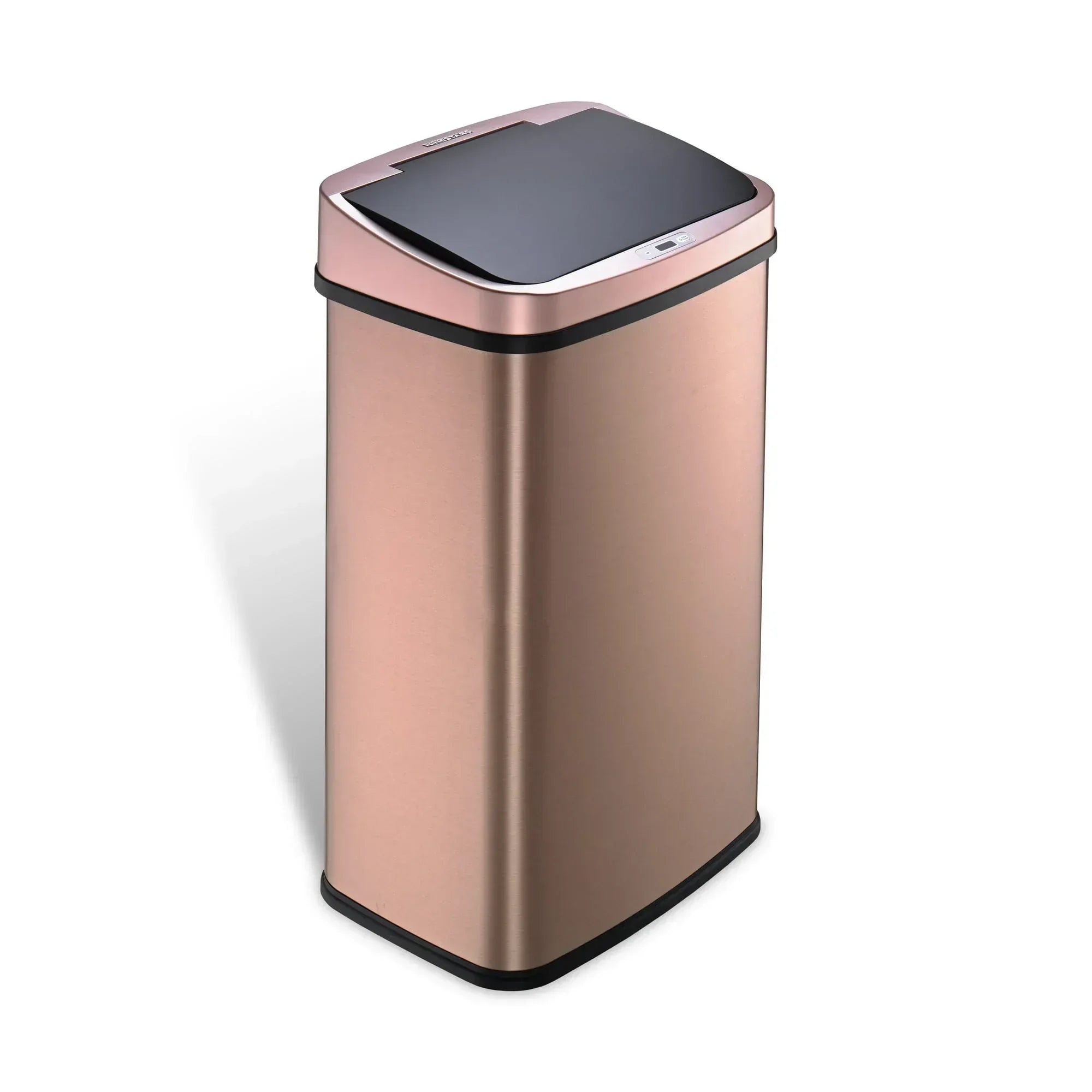 Nine Stars 13.2-Gal. Stainless Steel Sensor Trash Can - Gold
