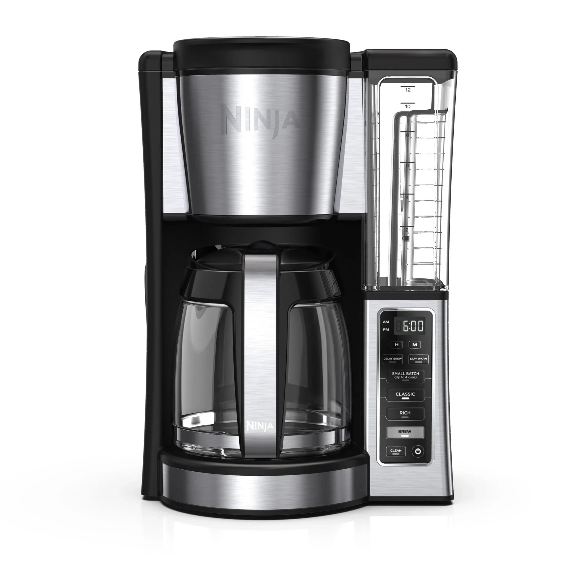 Ninja 12-Cup Programmable Coffee Brewer, 2 Brew Styles, Adjustable Warm Plate, 60oz Water Reservoir, Black/Stainless Steel, CE250 - USA MEGA SHOP