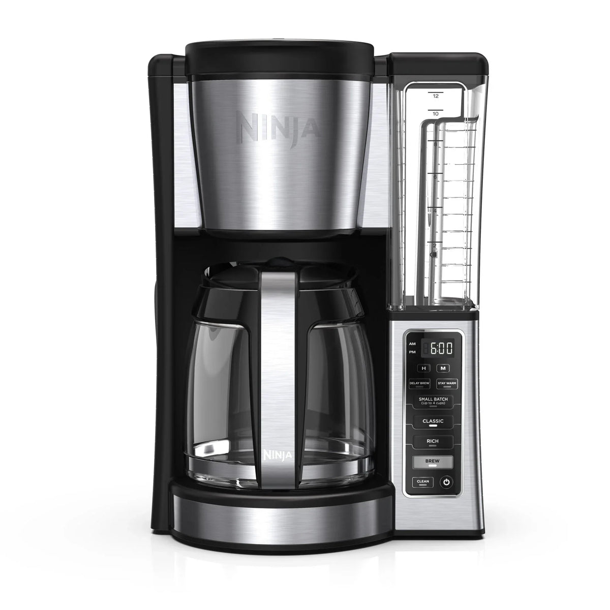 Ninja 12-Cup Programmable Coffee Brewer, 2 Brew Styles, Adjustable Warm Plate, 60oz Water Reservoir, Black/Stainless Steel, CE250 - USA MEGA SHOP