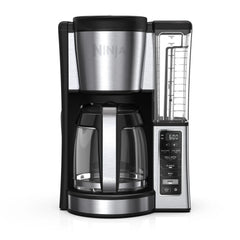 Ninja 12-Cup Programmable Coffee Brewer, 2 Brew Styles, Adjustable Warm Plate, 60oz Water Reservoir, Black/Stainless Steel, CE250