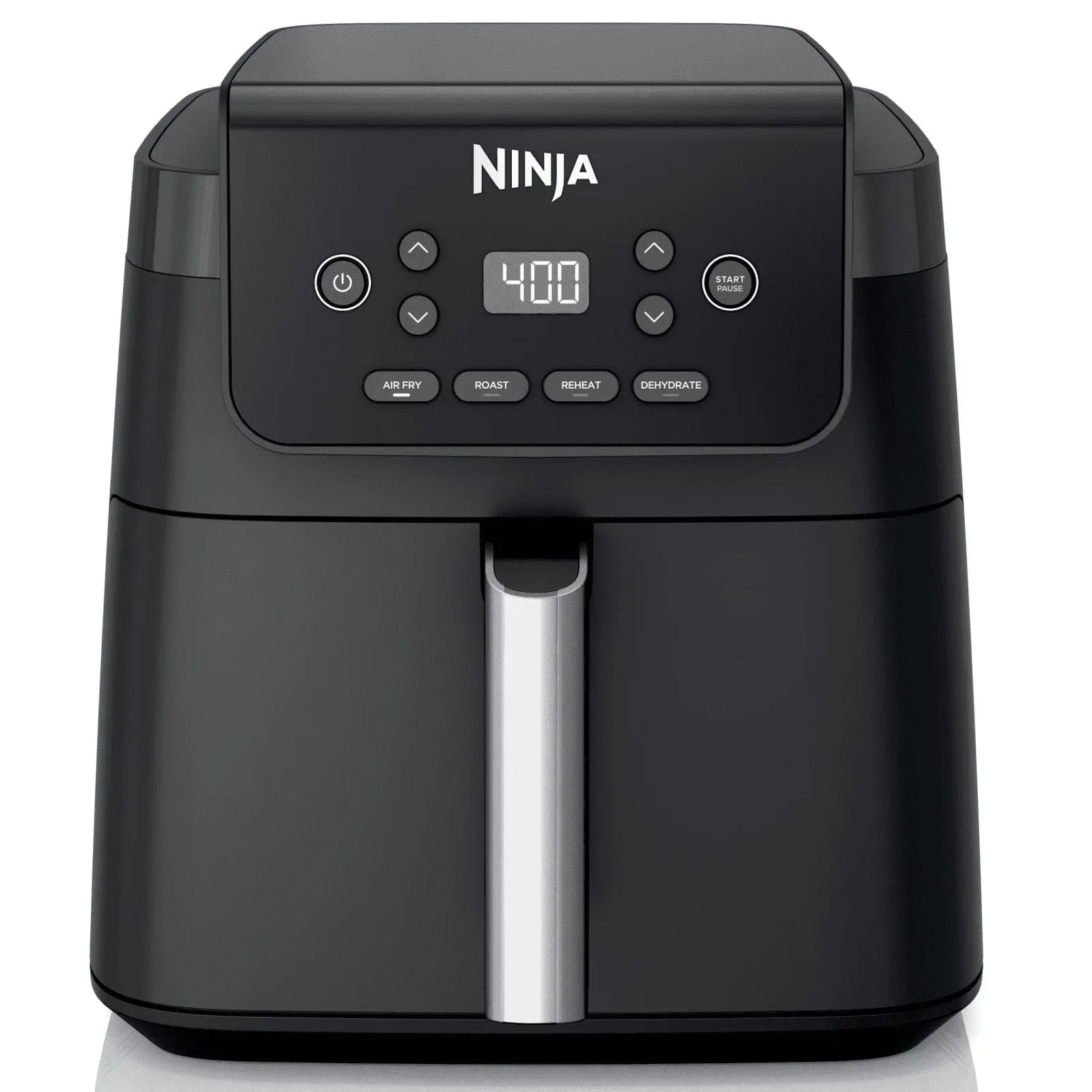 Ninja Pro 3-in-1 Air Fryer, XL 5-Qt Basket, 3 Functions, Air Crisp Technology, Non-Stick, Crisper Plate, AF140 Black