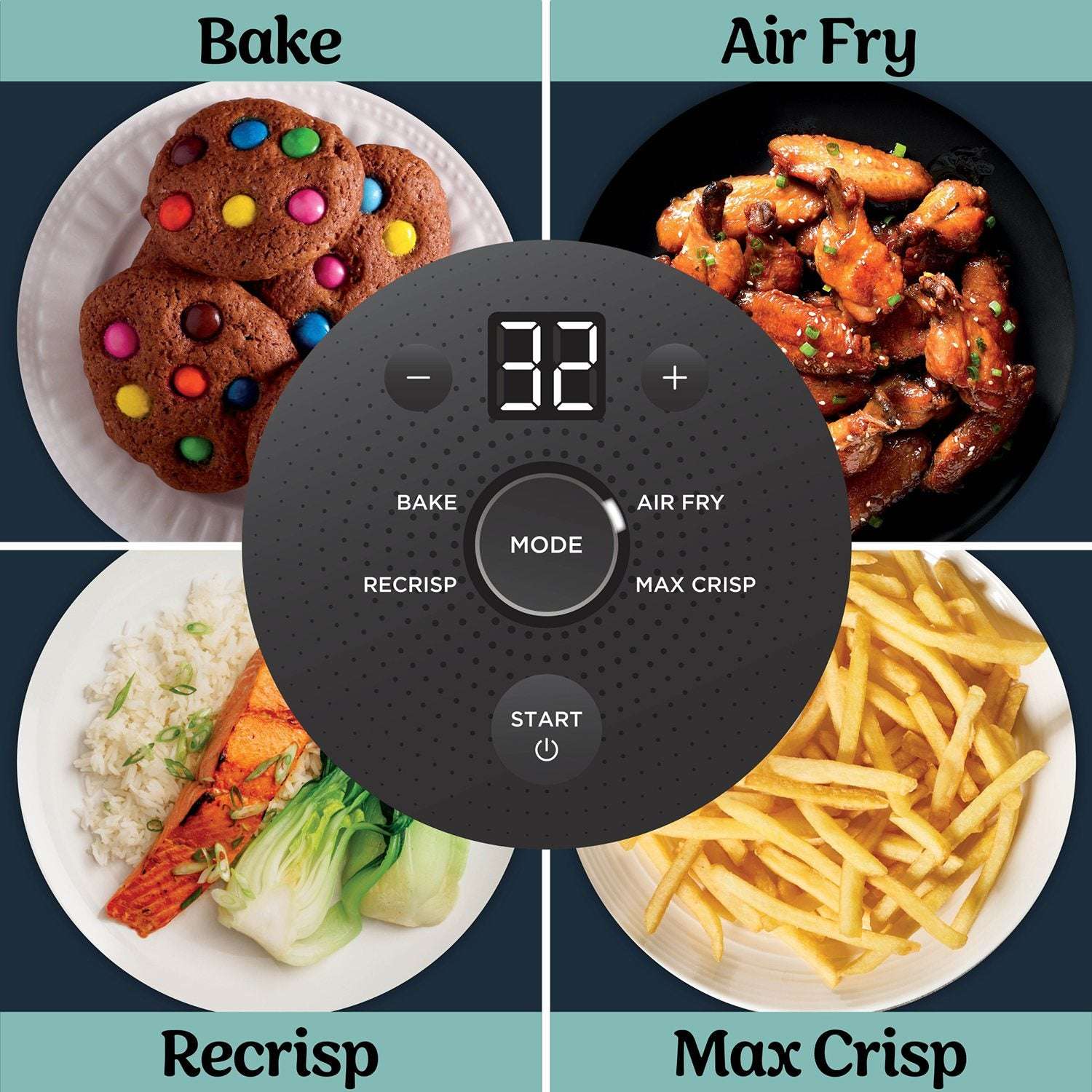 Ninja Crispi 4-in-1 Portable Glass Air Fryer Cooking System