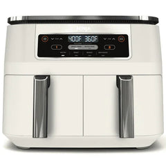 Ninja Foodi 4-in-1 8 Qt Air Fryer, 2 Basket, XL Capacity, with DualZone Technology, Air Fry, Roast & More, DZ100WMWH Dove - USA MEGA SHOP